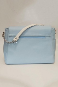 Стильная женская сумка Lika небесно-голубой-белый Chica rica(фото4)