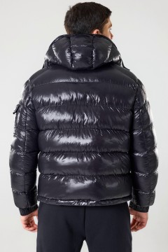 Чёрная мужская утеплённая куртка Forward man(фото2)