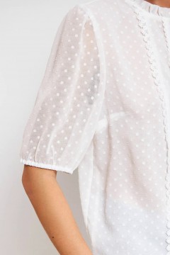 Белая блуза на подкладке 10200270362 Concept Club(фото2)